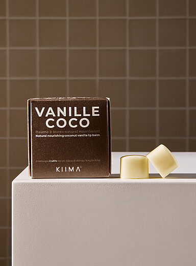 Coconut vanilla lip balm refills 2-pack