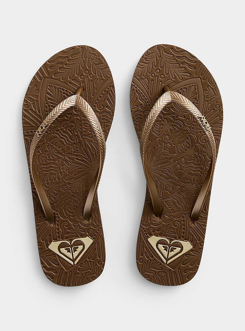 Antilles Ii Embossed Flip-Flops Women