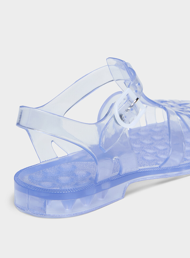 Sun crystal braided jelly sandals product image 2