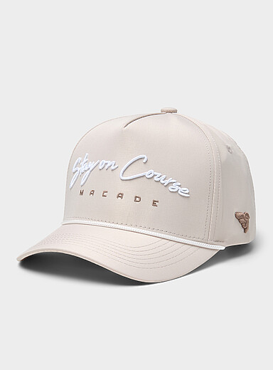 Cord golf cap