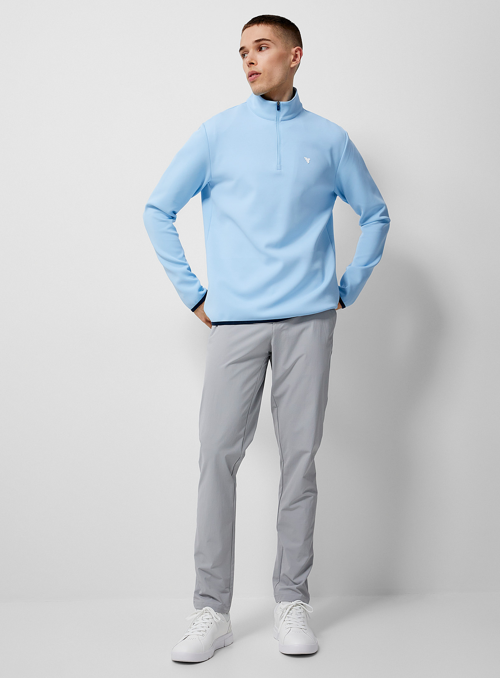 Macade Lightweight Stretch Golf Pant In Light Grey