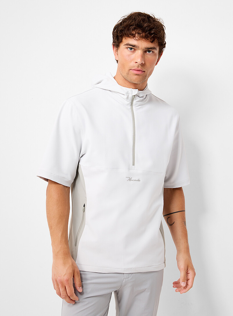 Short-Sleeve Windbreaker Golf Anorak