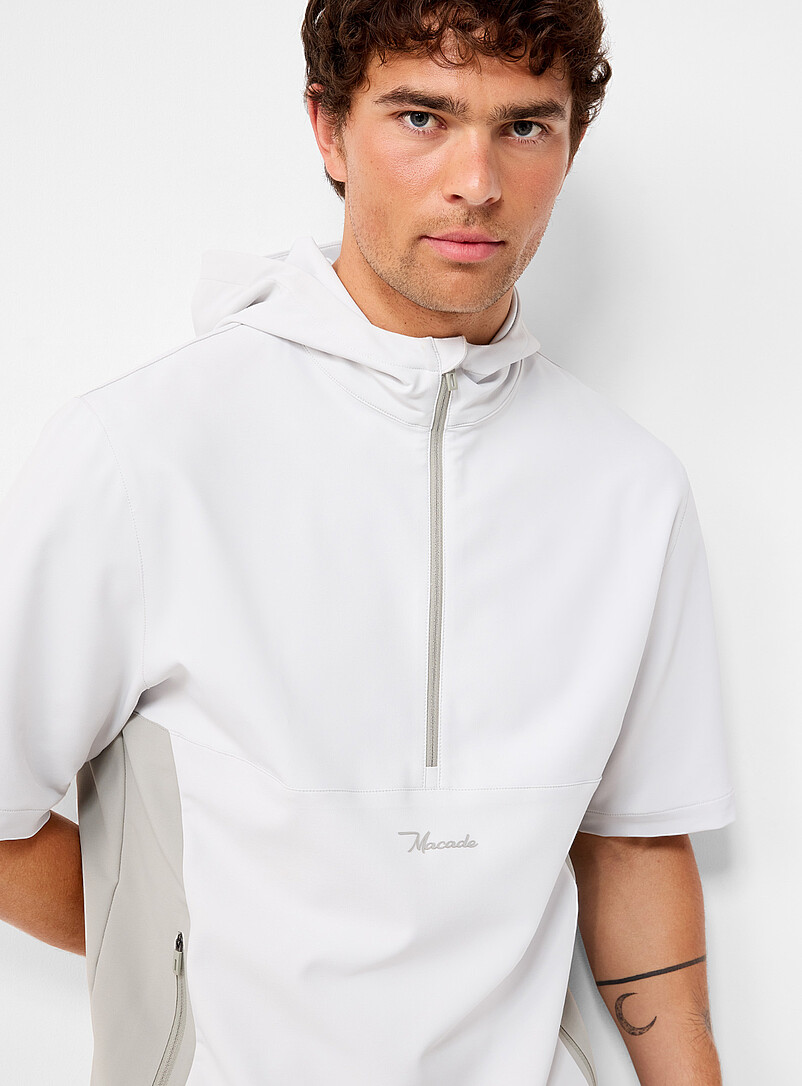 Short-sleeve windbreaker golf anorak product image 2