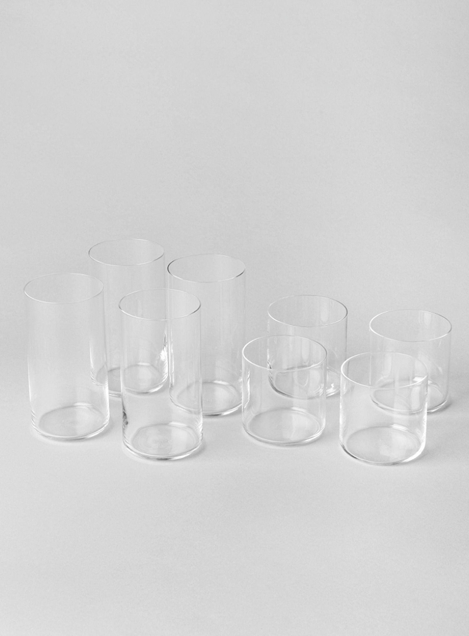 Fable Essential Glasses 8-piece Set In Transparent