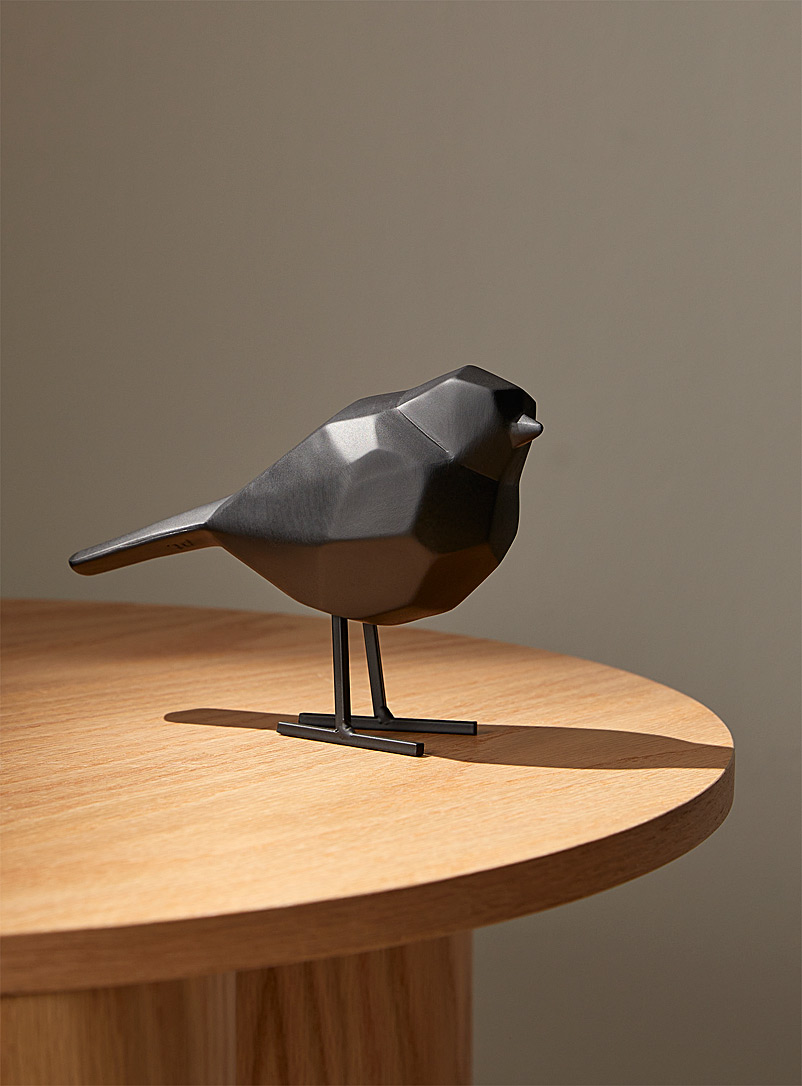 Simons Maison Black Small sculptural bird
