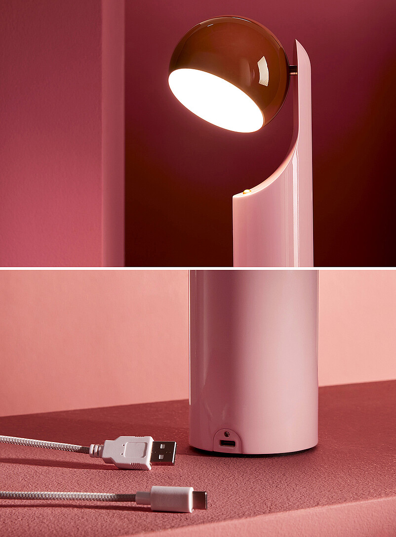 Simons Maison: La lampe portable articul&eacute;e g&eacute;o Lilas