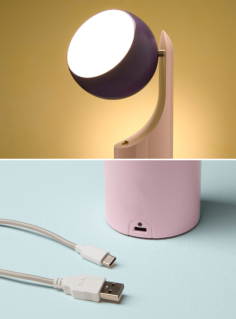Simons Maison: La lampe portable articul&eacute;e g&eacute;o Lilas