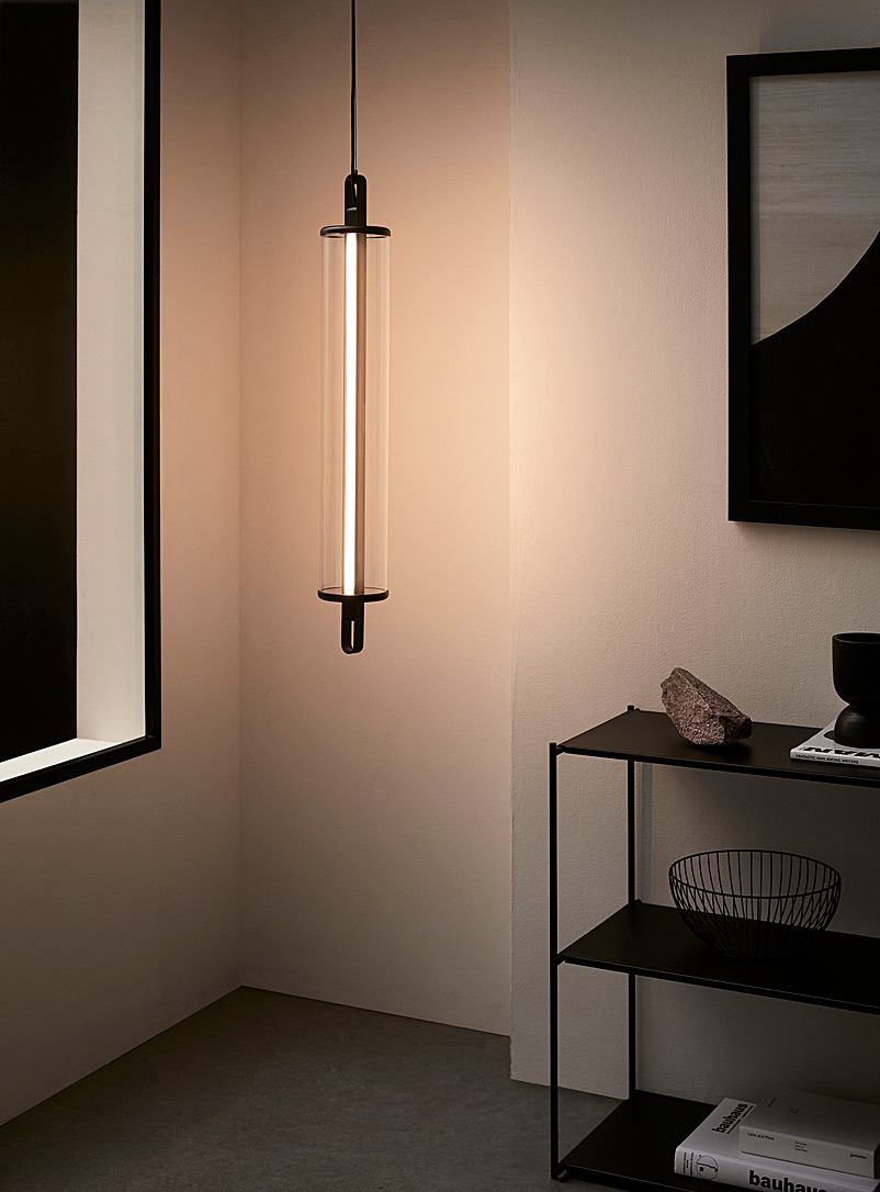 Simons Maison: La lampe suspendue tubulaire verticale Noir