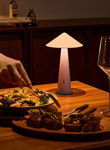 La lampe portable DEL color&eacute;e