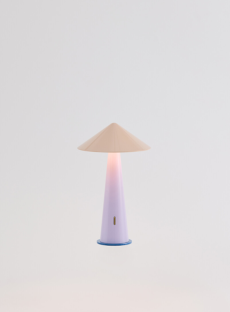 Simons Maison: La lampe portable DEL color&eacute;e Raisin - Pourpre fonc&eacute;