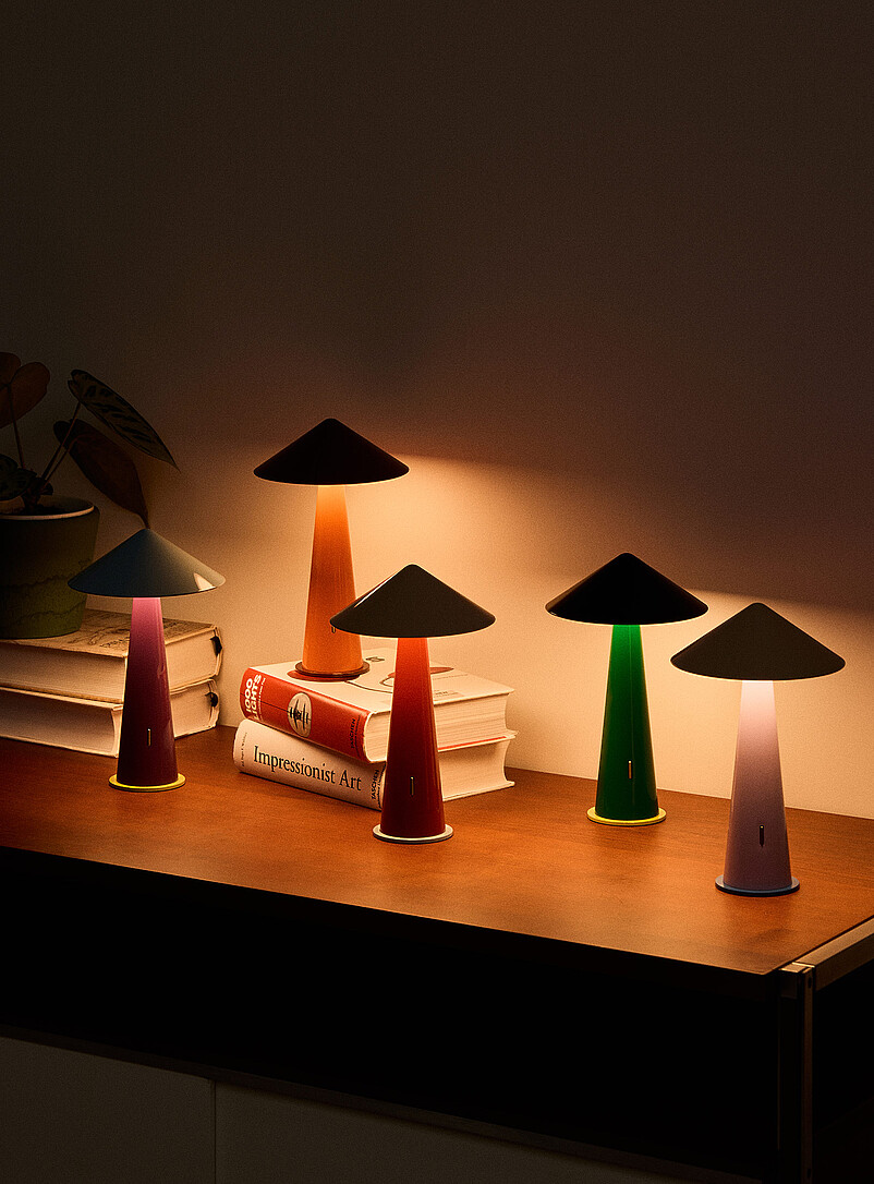 Colourful portable LED lamp product image 3