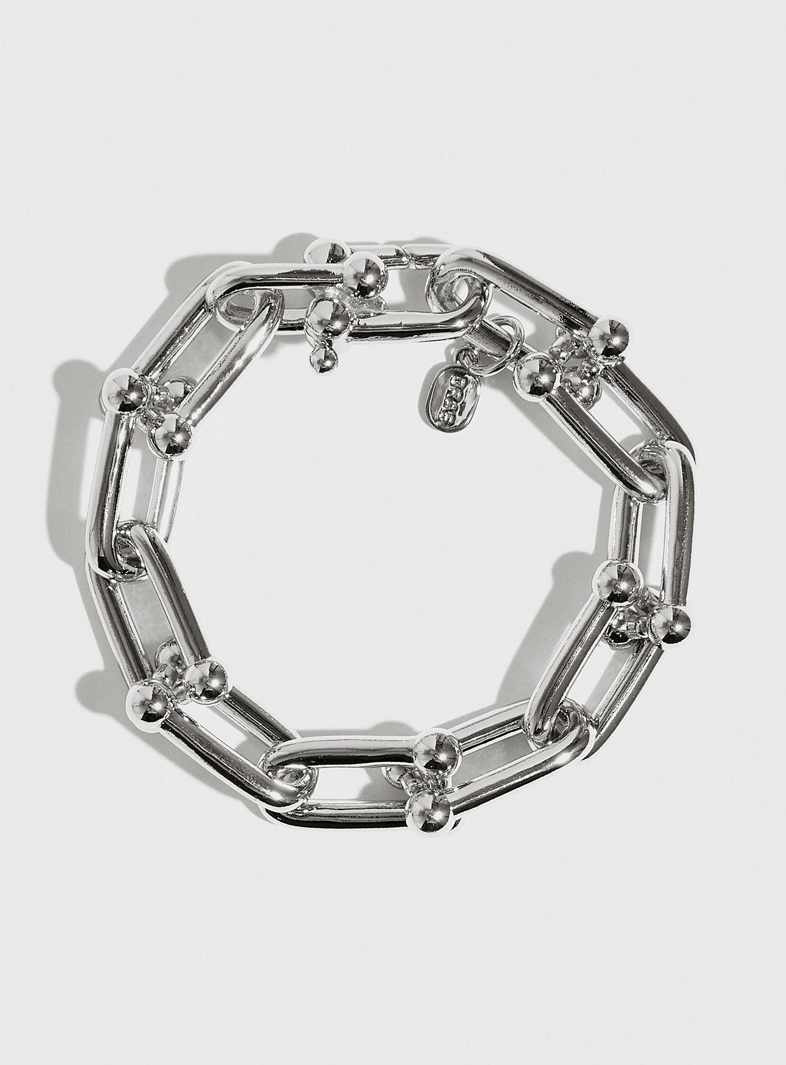 Drae U-link Bracelet In Silver