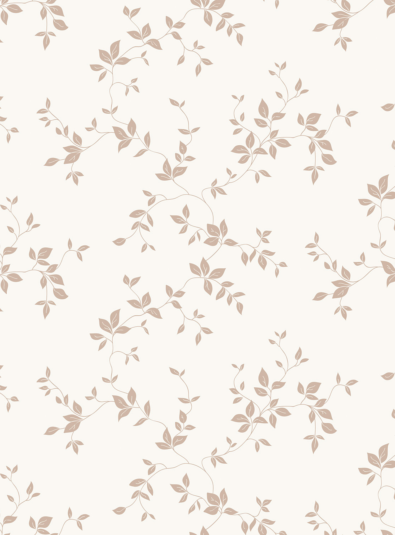 Station D Rosane Flowery Wallpaper Strip See Available Sizes In Light Brown