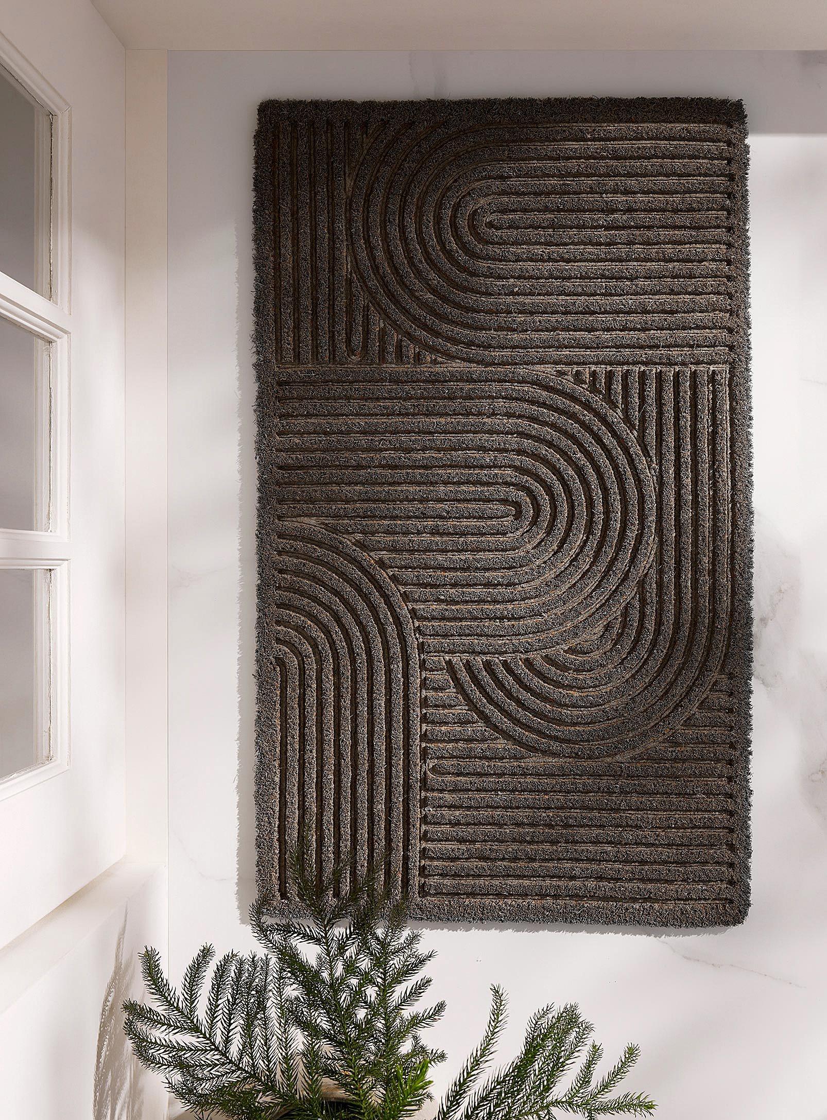 Simons Maison Embossed Arches Doormat In Multi