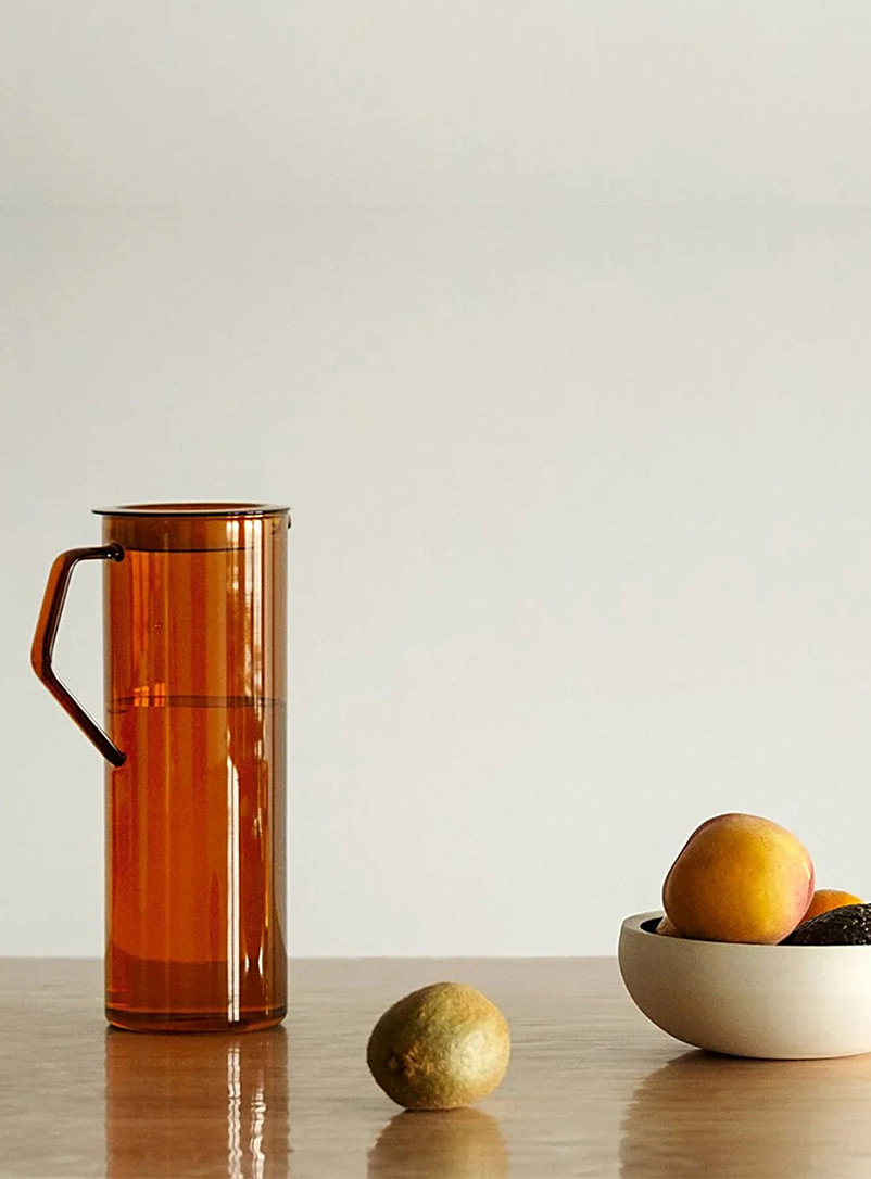 KINTO Amber Bronze Amber glass pitcher