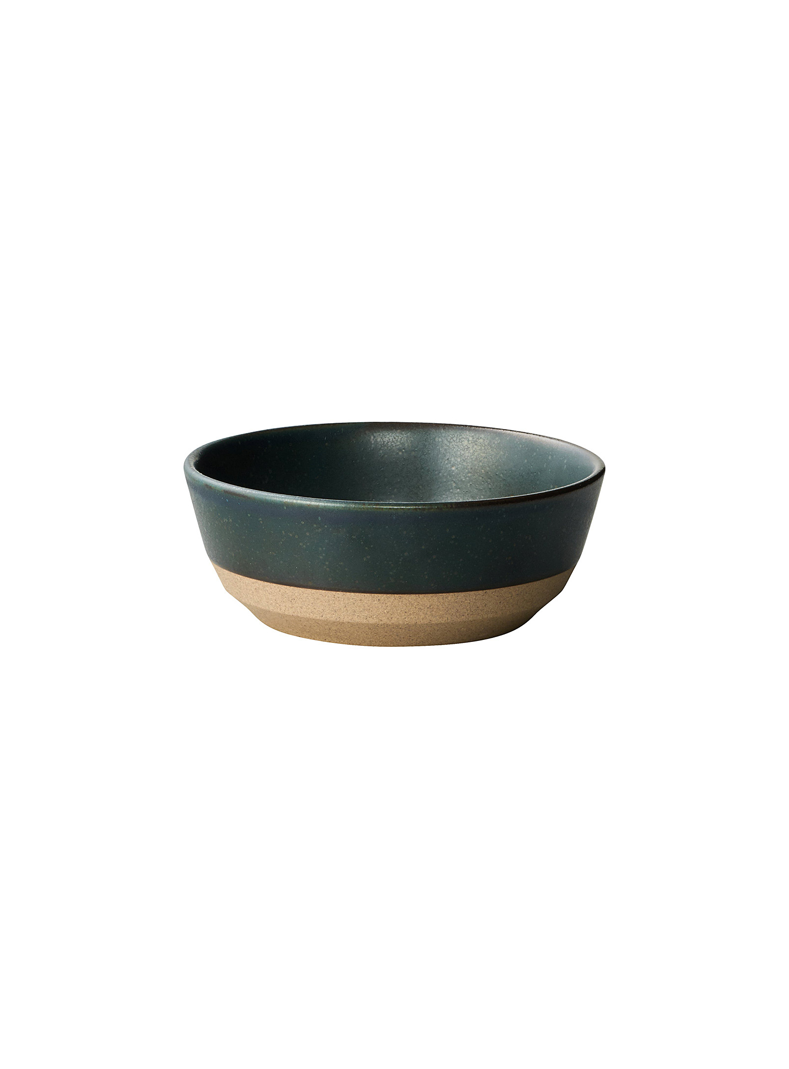 Kinto Two-tone Small Porcelain Bowls Set Of 3 In Black