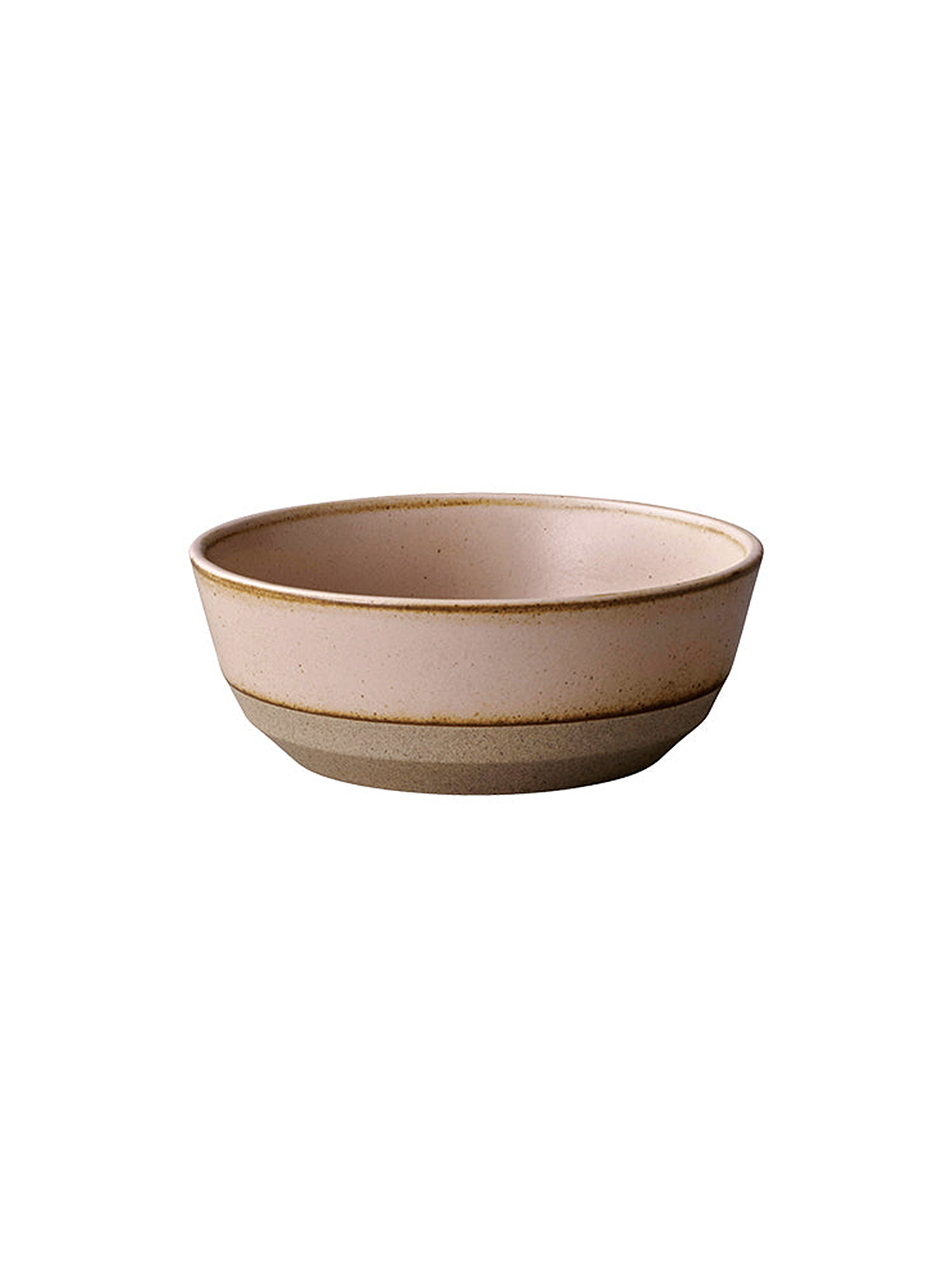 Kinto Two-tone Small Porcelain Bowls Set Of 3 In Pink