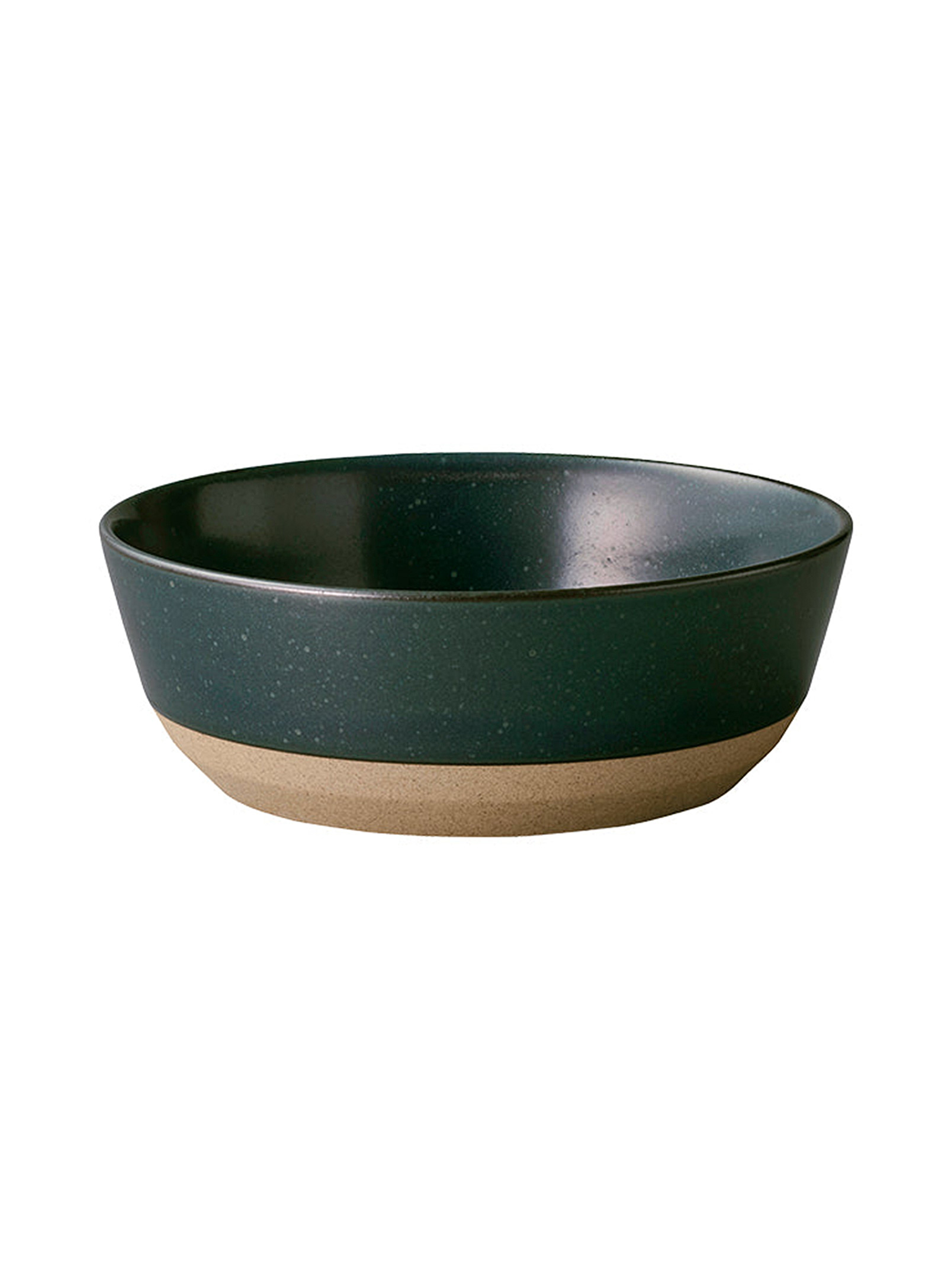Kinto Two-tone Large Porcelain Bowls Set Of 3 In Black