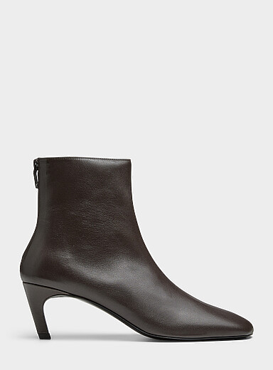 Toteme: La botte seconde peau cuir nappa Oxford pour femme