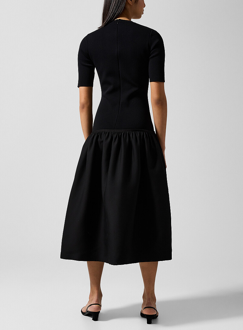 Drop-waist balloon skirt dress product image 3