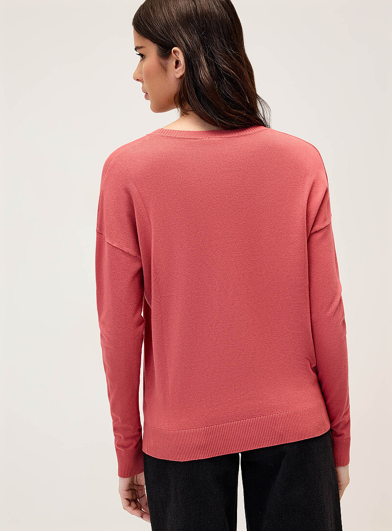 Twik Assorted Green Loose crew-neck sweater for women