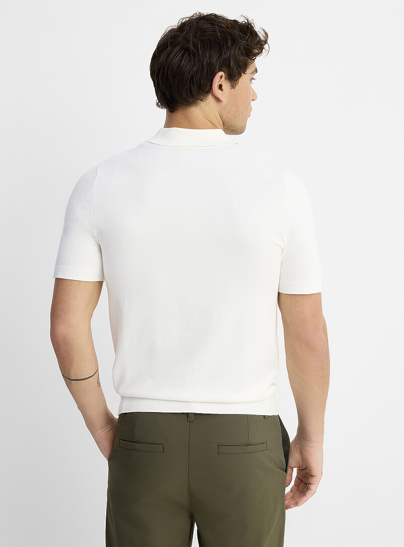 Silky knit polo | Le 31 | | Simons