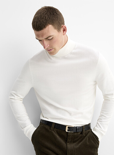 Silky knit turtleneck