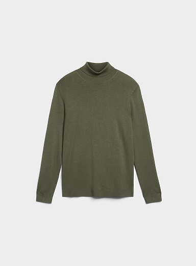 Silky knit turtleneck