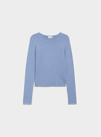 Le chandail fin tricot ajust&eacute;