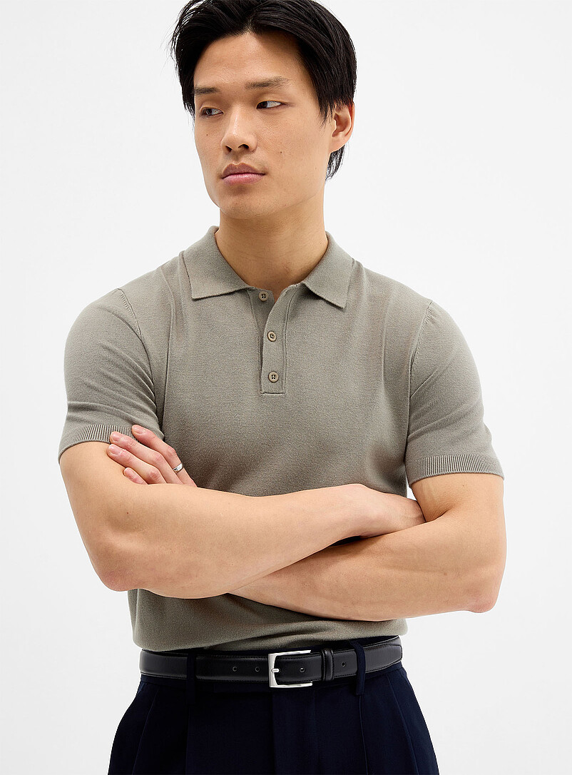 Silky Knit Polo