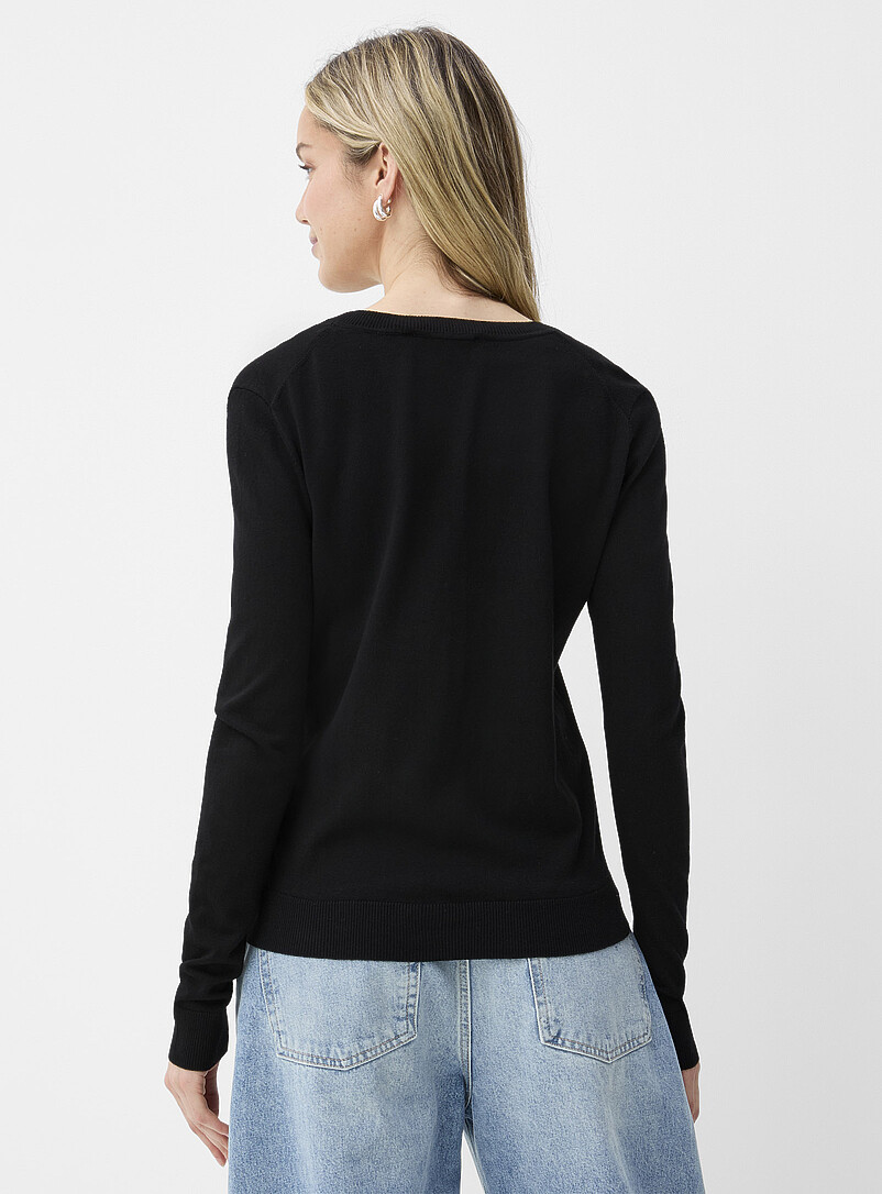 Fluid V-neck sweater product image 2