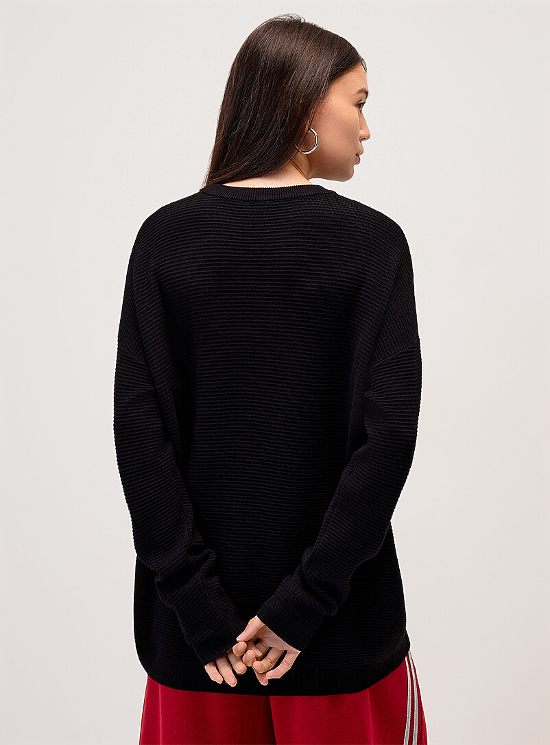 Oversized ottoman knit sweater product image 3