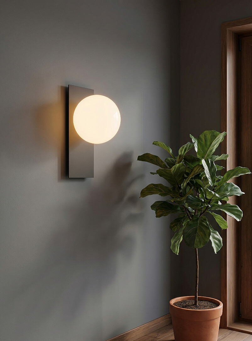 Alto Ii Spherical Wall Sconce Indoor And Outdoor
