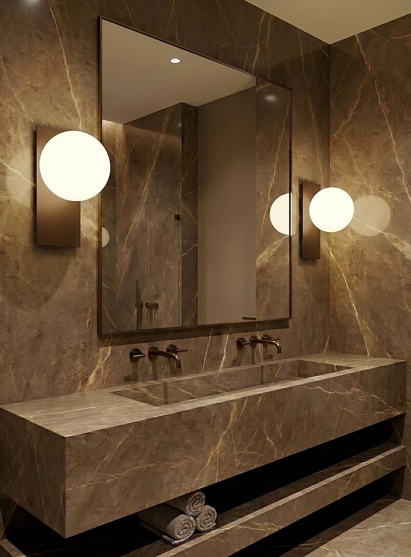 Alto Ii Spherical Wall Sconce Indoor And Outdoor