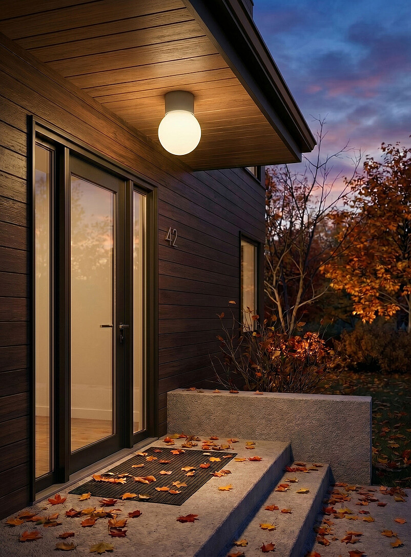 Alto IV spherical ceiling fixture Indoor and outdoor product image 2