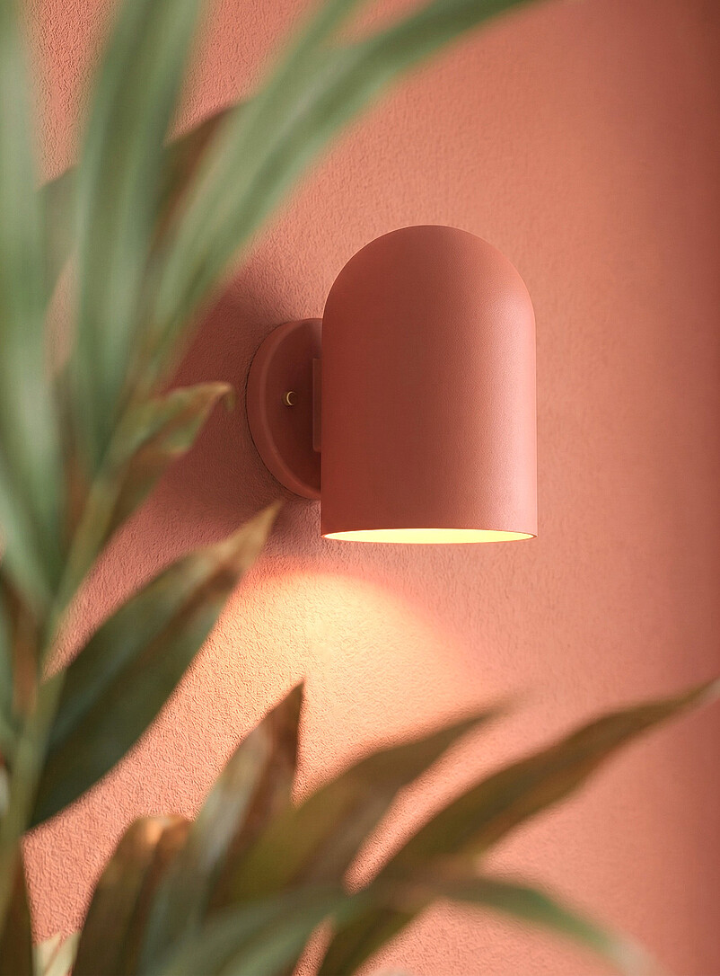 Evolution Short Cylindrical Wall Sconce Indoor And Outdoor