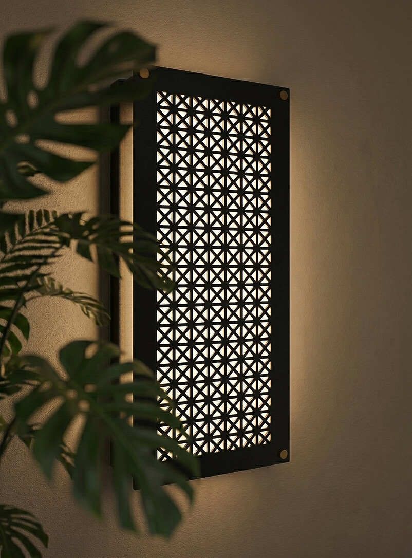 Casablanca Lattice Wall Sconce Indoor And Outdoor