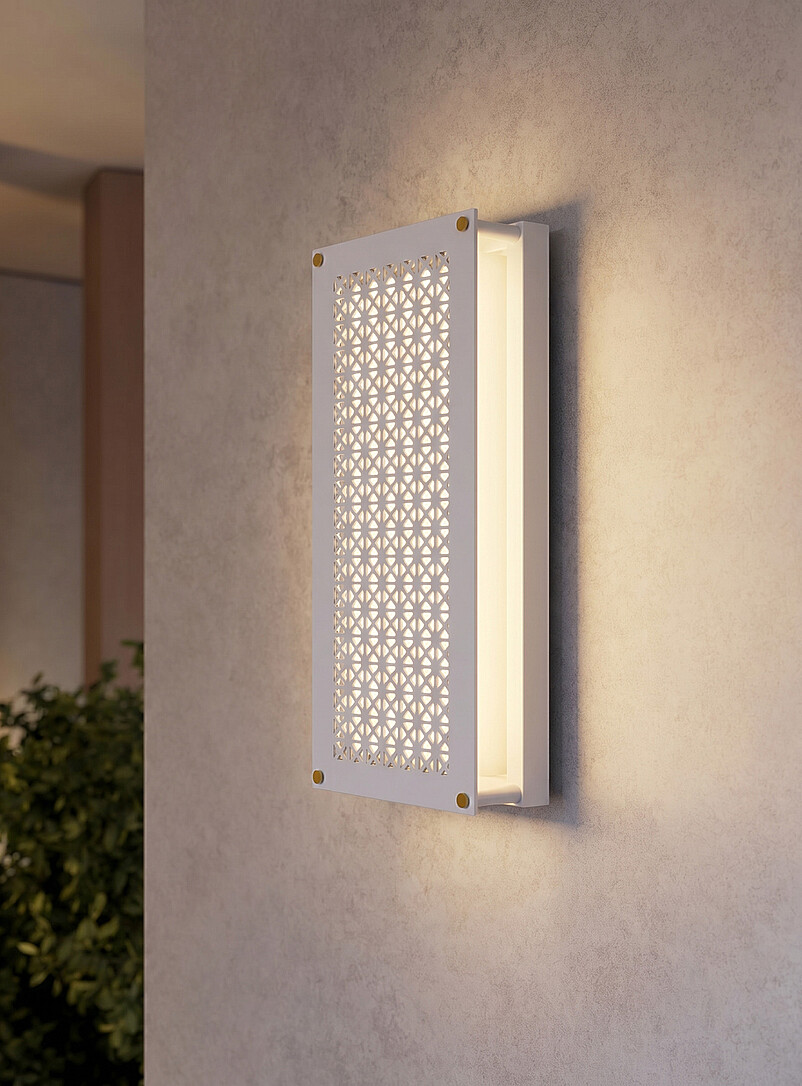 Casablanca lattice wall sconce Indoor and outdoor product image (primary)
