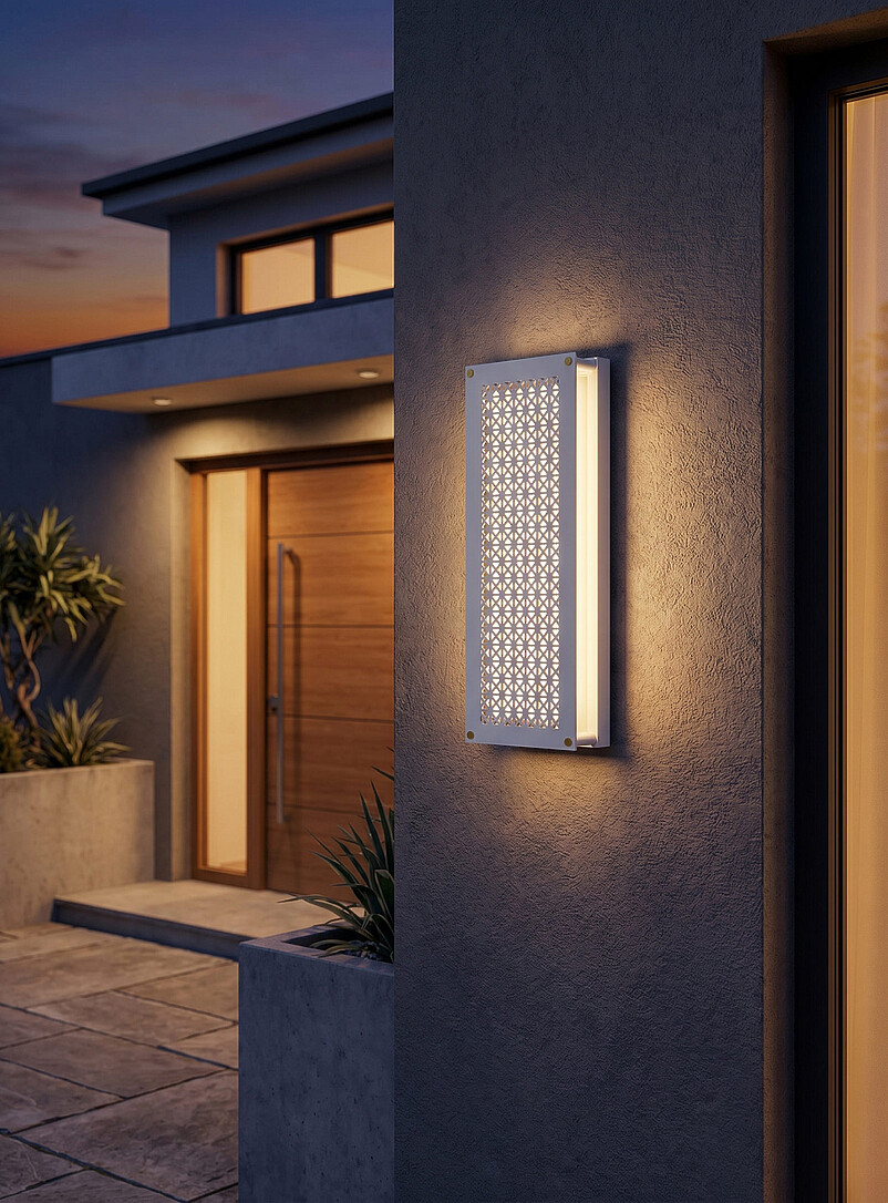 Casablanca lattice wall sconce Indoor and outdoor product image 2