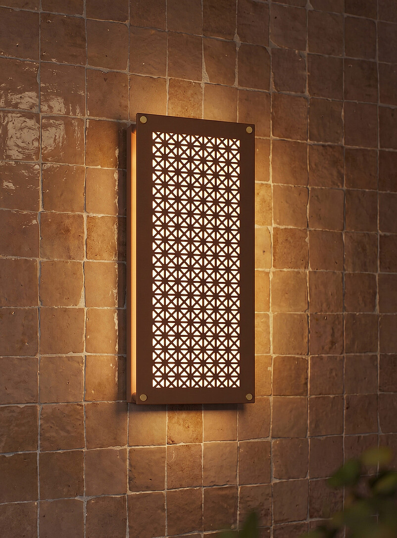 Casablanca Lattice Wall Sconce Indoor And Outdoor