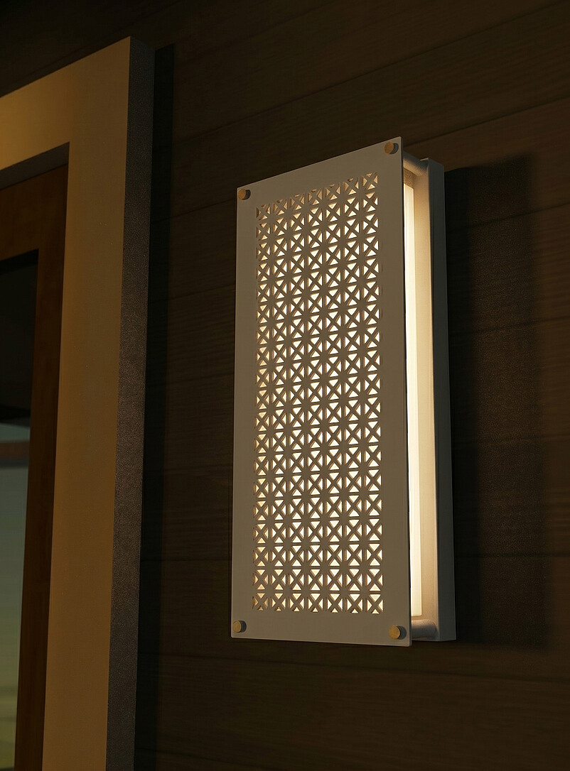 Casablanca lattice wall sconce Indoor and outdoor product image 2