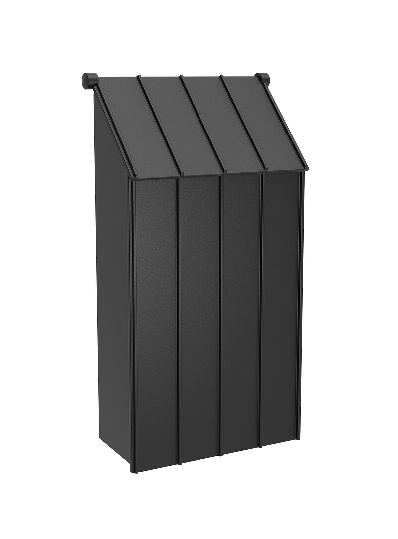 Oslo vertical slatted mailbox product image 3