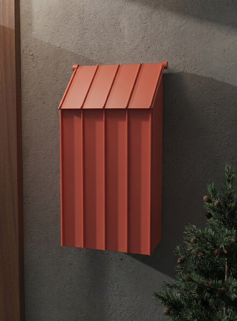 Oslo Vertical Slatted Mailbox