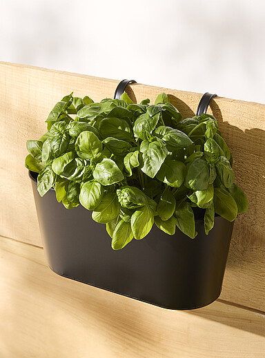 Metallic hanging planter 30 x 15 cm <b>Live Outside exclusive collection</b>