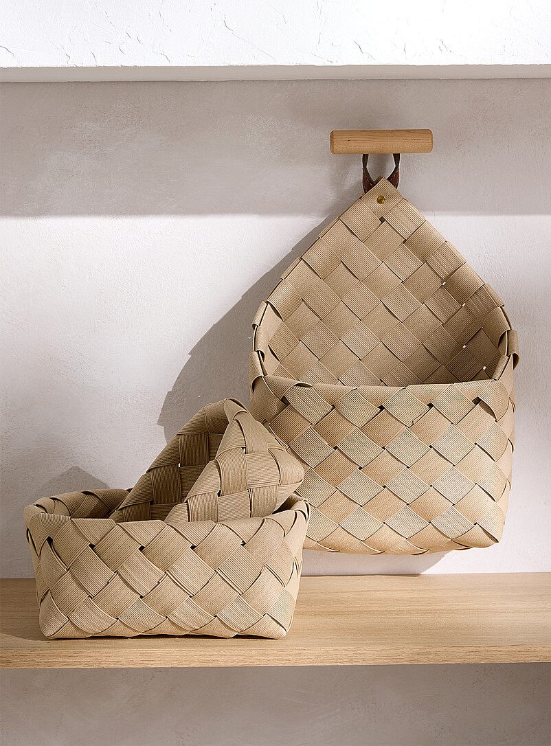 Basket-weave wall basket product image 3