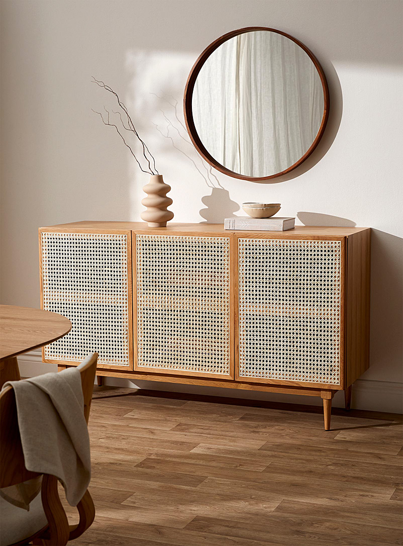 Simons Maison Assorted Rattan accent sideboard