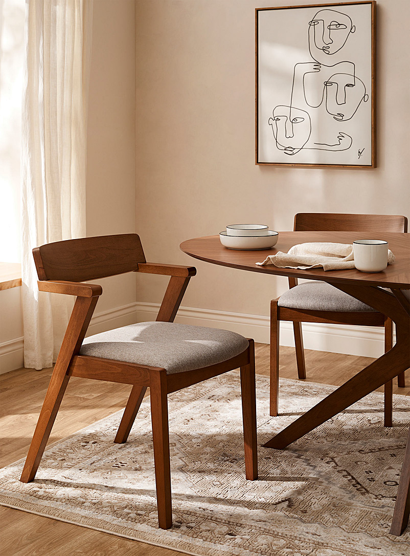 Simons Maison Grey Zola wooden chairs Set of 2