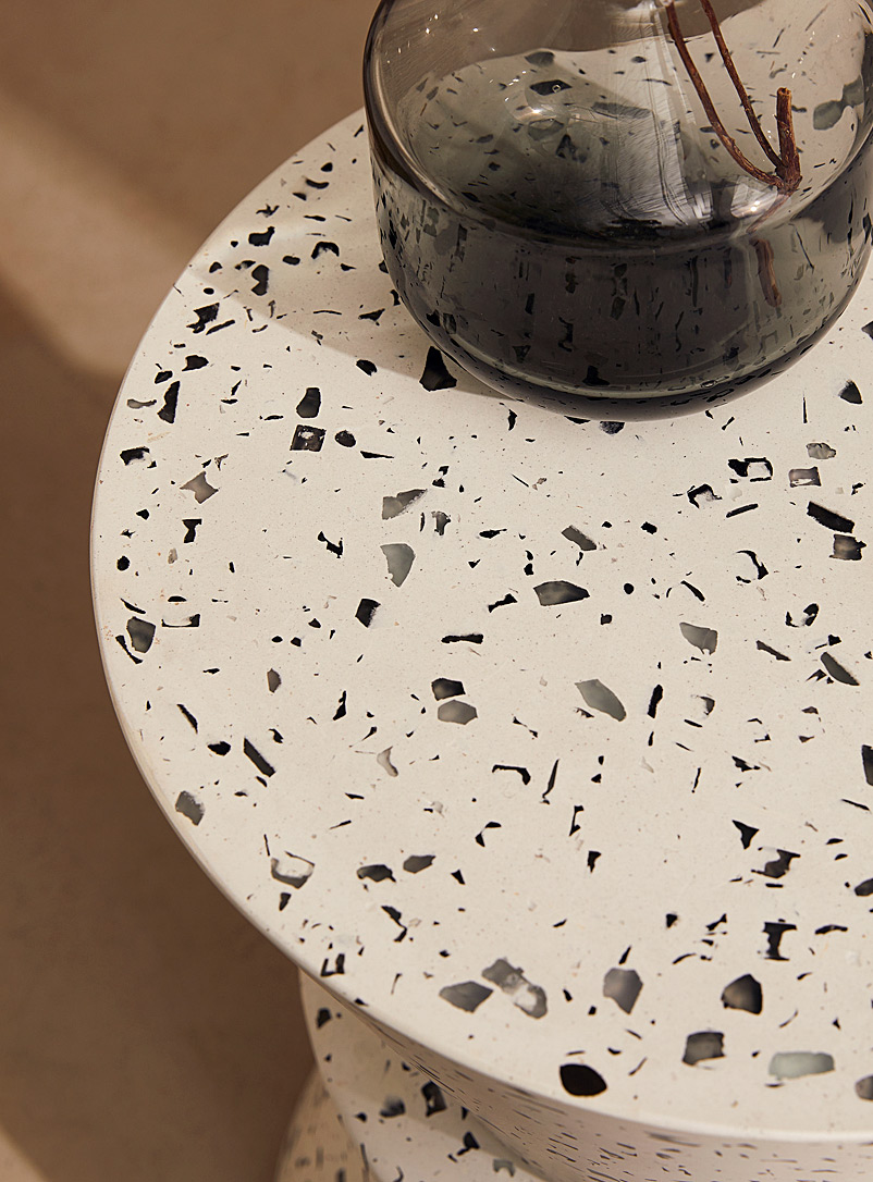 Terrazzo geometric side table product image 2