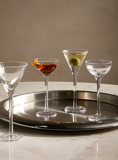 Brilliant: Les petits verres &agrave; cocktail Ensemble de 4 Assorti
