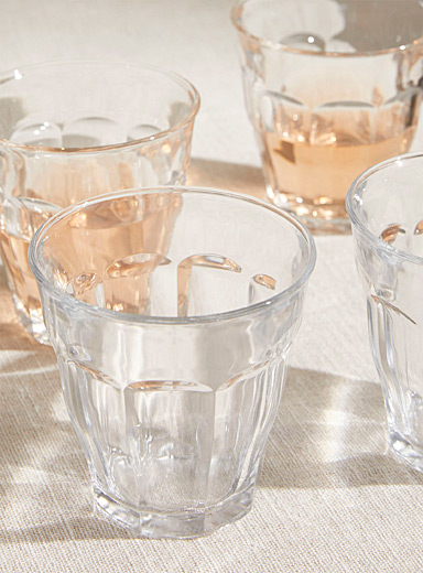 Picardie small clear glasses Set of 4